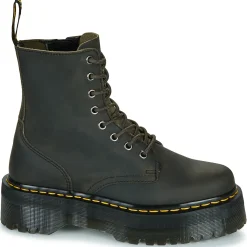 Dr. Martens - Jadon Charcoal Grey Burnished Waxy Pull Up