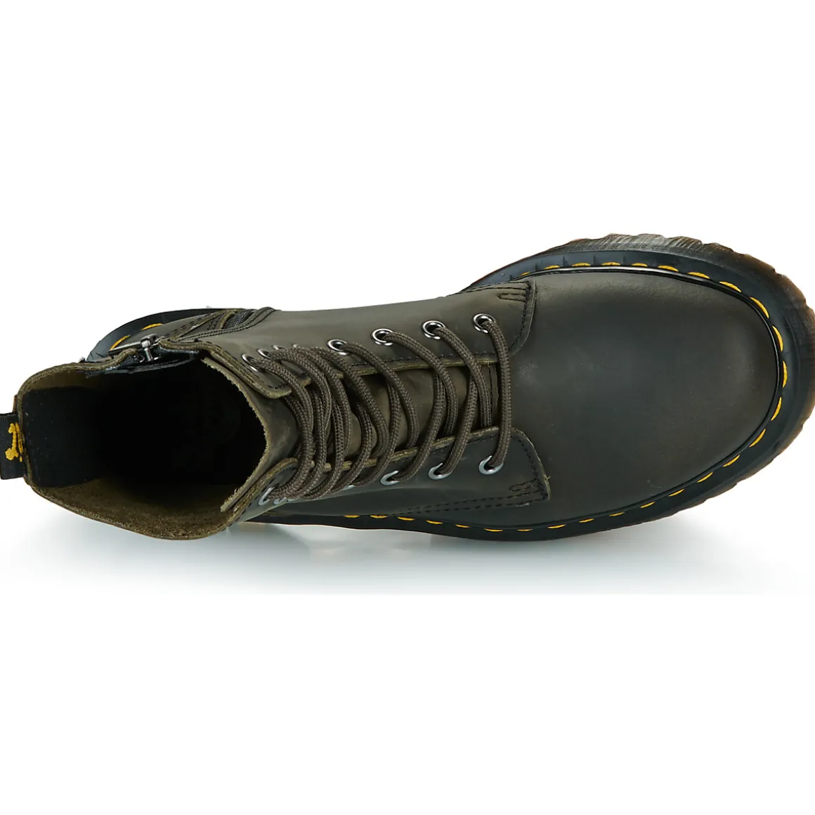 Dr. Martens - Jadon Charcoal Grey Burnished Waxy Pull Up