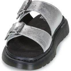Dr. Martens - Josef Slide Silver Metallic Tumble
