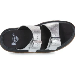 Dr. Martens - Josef Slide Silver Metallic Tumble