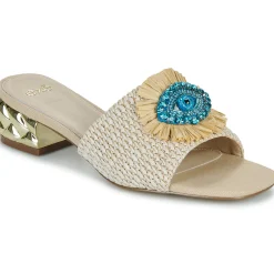 Exé Shoes - KATY-424-RAFFIA-BEIGE