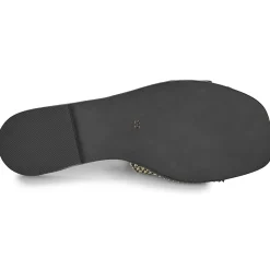 Exé Shoes - 556-ORO-RAFFIA-BLACK