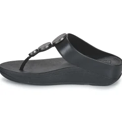 FitFlop - HALO METALLIC-TRIM TOE-POST SANDALS