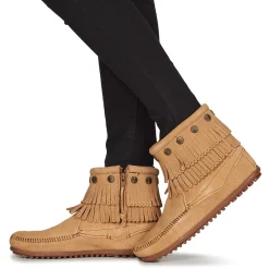 Minnetonka - DOUBLE FRINGE SIDE ZIP BOOT