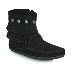 Minnetonka - DOUBLE FRINGE SIDE ZIP BOOT