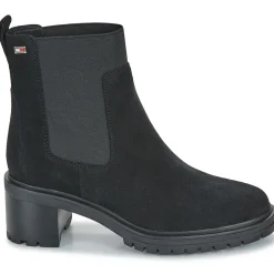 Tommy Hilfiger - FLAG MID HEEL SUEDE CHELSEA