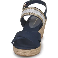 Tommy Hilfiger - GOLDEN WEBBING MID WEDGE