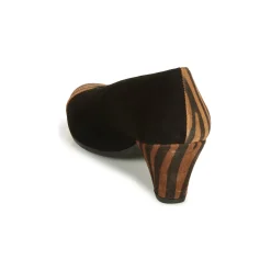 Wonders - I7601-ZEBRATO-CUERO-ANTE-NEGRO